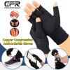 CFR Copper Compression Arthritis Gloves Finger Carpal Tunnel Typing Support