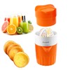Hand Juicer Citrus Orange Squeezer Manual Lid Rotation Press Reamer