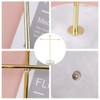 Jewelry Stand,28x18.5cm Solid Marble Gold Necklace Tray Jewellery Holder Organiser,T-Bar