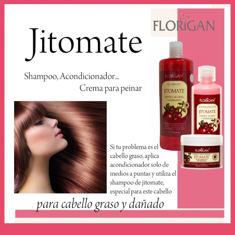 Shampoo Astringente De Jitomate Florigan® 1lt.