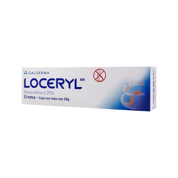 Loceryl Crema 0,25 G, 1 Tubo 20 G