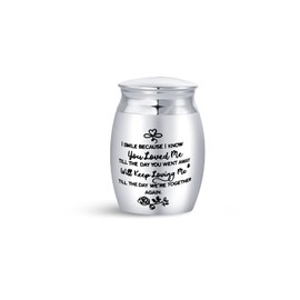 LSxAB Small Adult Heart Love Memorial Urn for Human Pet Ashes Rose Cremation Funeral Share Mini Urns Decorative Keepsake