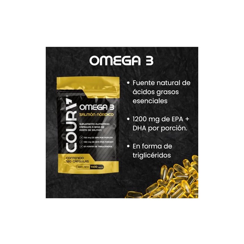 COURA - Omega 3 de Salmn Nrdico - 1200 mg