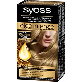 Syoss Oleo Intense Colouration 7-10 Natural Blonde Pack of 3 x 115 ml