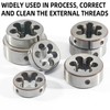 Aceteel 1/2"-28 UNEF HSS Tap And Die Set, 1/2 x