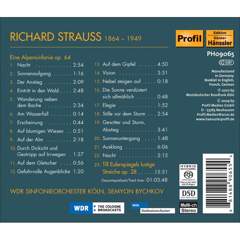 Strauss: Eine Alpensinfonie