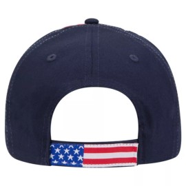 Otto USS Ranger CVA-61 Embroidered Baseball Cap Stars & Stripes Navy Hat