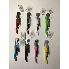 Diamond Visions 2 PC 3 IN 1 CORKSCREW WINE BOTTLE OPENER - 8 DIFFERENT COLORS