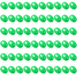 yptniginu Easter Eggs 2.4” - Green Fillable Easter Eggs - 60 Pcs Easter Basket Stuffers - Green Eggs Bowl and Vase Filler Faux for DIY Spring and Easter Decorations (Green)