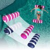 2-Pack Swimming Pool Float, Multi-Purpose Inflatable Pool Hammock (Saddle, Lounge