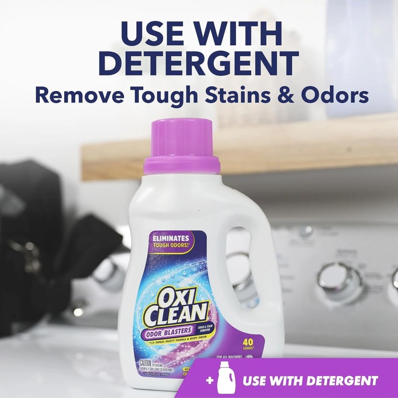 Oxiclean Odor Blasters Odor and Stain Remover Laundry Booster Liquid,