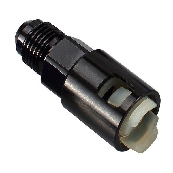 AC PERFORMANCE Black Aluminum -6 AN to 3/8 inch Female