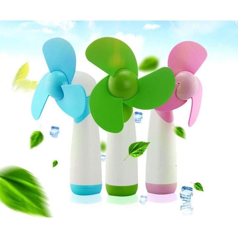 JDYYICZ Mini Handheld Fan Personal Fan Battery Soft Foam Blades