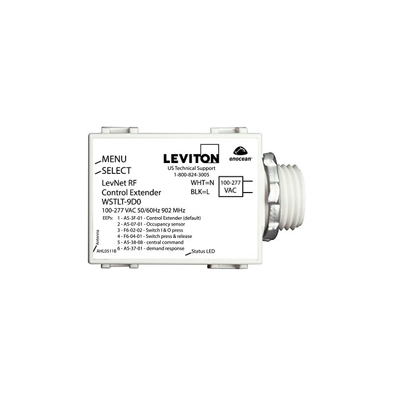 Leviton WSTLT-9D0 LevNet RF 902 MHz Control Transmitter in 100-277VAC