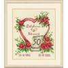 Vervaco Anniversary Counted Cross Stitch Kit, Multi-Colour