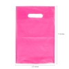 Fun Express Solid Color Bright Pink Plastic Goody Bags, 8