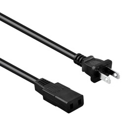 SKKSource 8ft 2-Prong Square AC Power Cord Cable Lead for Korg Concert DP-3000C Digital Piano