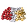 96 Red Gold Silver Baubles