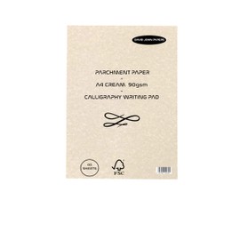 DJP Calligraphy Writing Pad 90gsm Parchment A4 Pad - 40 Sheets