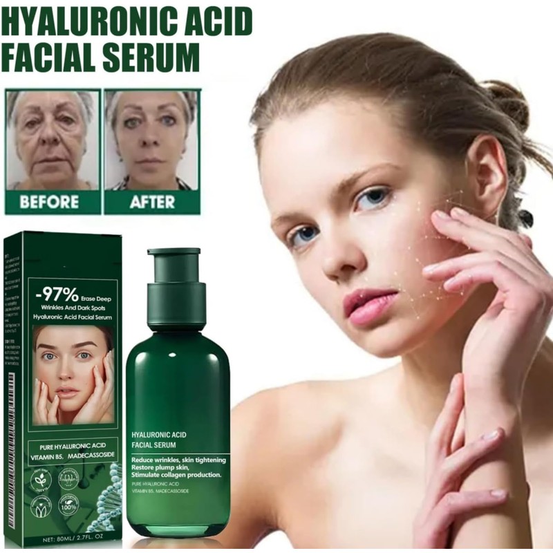 Bluemega Suero Facial Rejuvenecedor Reafirmante para Todo Tipo de Piel
