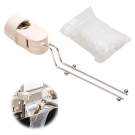 EsiFare Triangular Corner Drain Net Holder Mount to Faucet Space Saving Triangle Corner Rack Kitchen Stainless Steel Rust Free Garbage Holder Garbage Container Triangle Corner Net Draining Folding Net