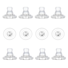 Pack of 12 Stud Earrings Closure, Earring Back, Earring Stud Closure, for Women