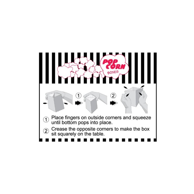 Brite Concepts Economy Kitchen Accessory Popcorn Boxes 8 Count