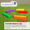 Excellerations Anti-Slip Stackable Balance Logs