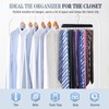 2 Pack Tie Rack Belt Hanger for Closet Upgraded Non