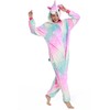 NewPlush Unisex Unicorn Costumes Pyjamas, Adult Women Men Animal Cosplay