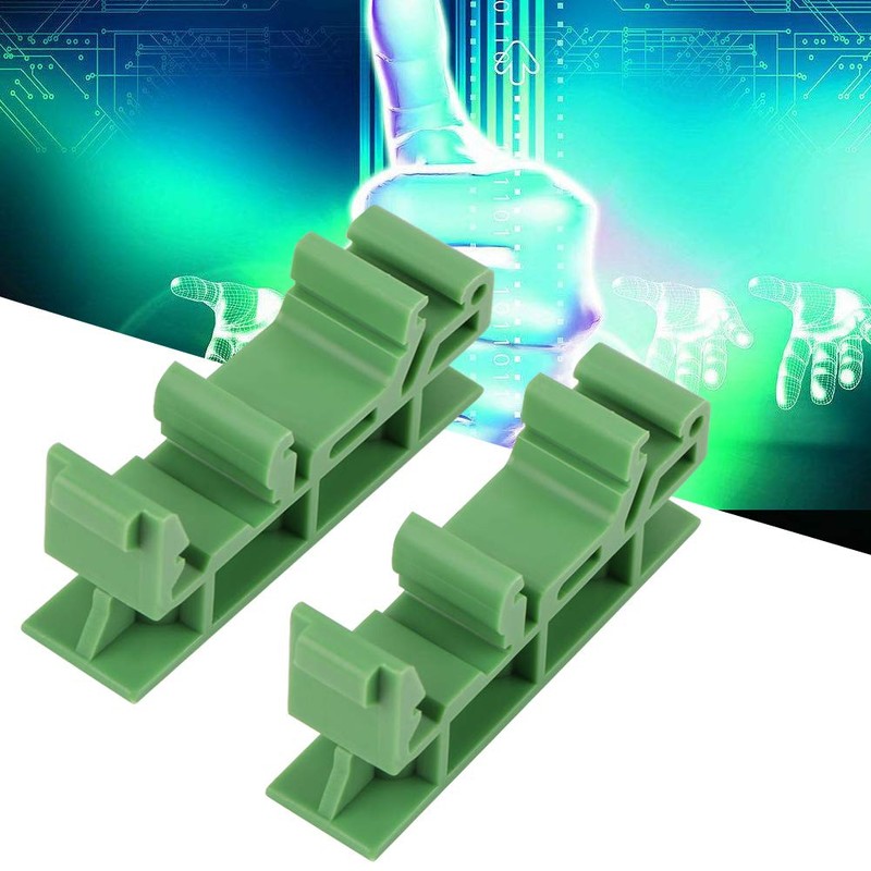 Astibym Circuit Board Mount Mounting Bracket DIN Rail Adapter PCB