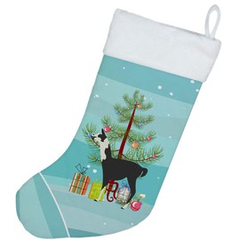 Caroline's Treasures BB9285CS Llama Q' Ara Christmas Christmas Stocking, Large, Multicolor