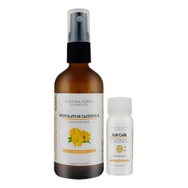 Nuestra Tierra Cosmética Hidrolato Orgánico de Caléndula, Loción Corpofacial, 100ml