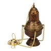 NKlaus 15016 Incense Burner Antique Brass 18 x 9 cm