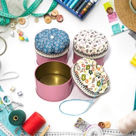 ZEKANXX Beads Box 11 Pattern Optional Pumpkin Storage Box Needlework Mat Shaped Needle Pin Cushion