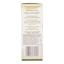 Aceite De Orégano Y Coco, Jarabe De Orégano Y Miel Virgen