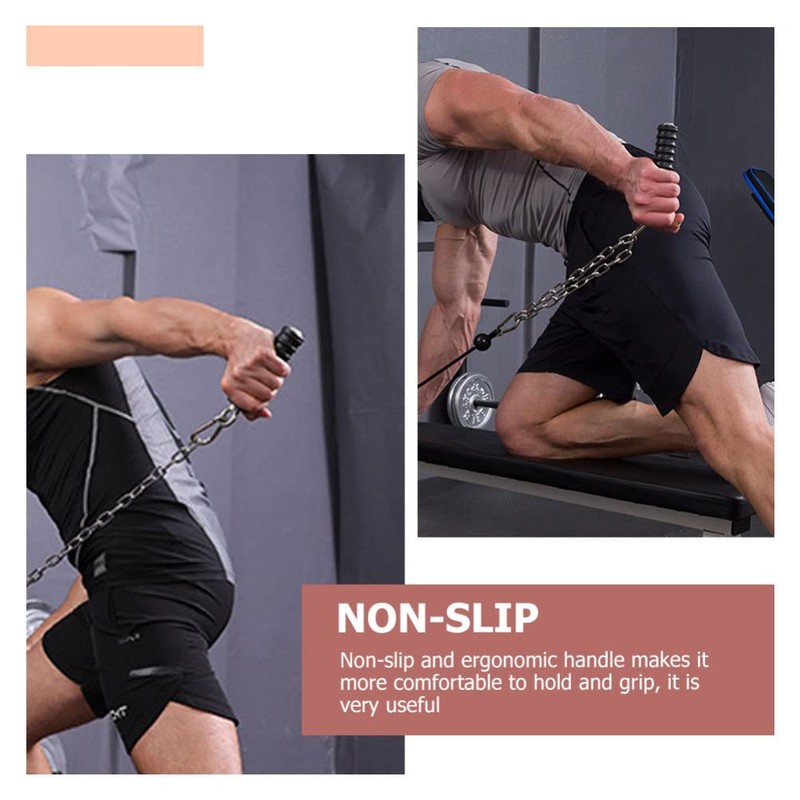 Gatuida Fitness Handle Muscle Training Handle Workout Resistance Cable Machine