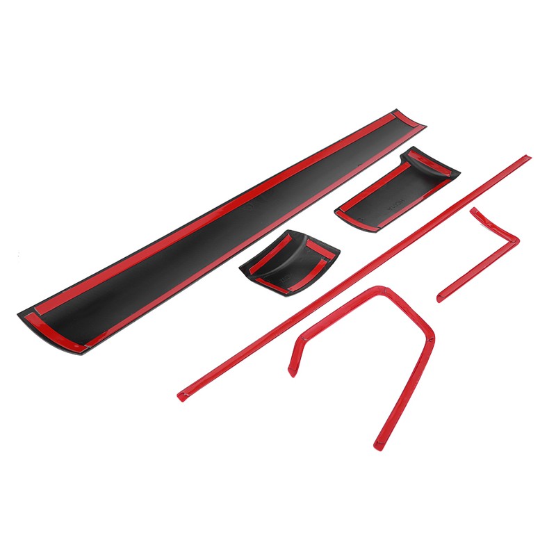 6Pcs Car Console Center Dashboard Cover Trim Decorative Stickers for