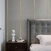 JSIWOTH 52.5 Ft Peel and Stick Trim, Matte Gold Molding