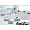 Tefal Masterseal Colour Edition Set of 4, Water Green, Rectangular,