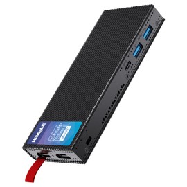 HiMeLE PCG02 Pro Stick PC Fanless Mini PC Alder Lake N100 (Max 3.4GHz) Windows 11 Pro Micro PC 8GB 128GB Mini Computer Small Desktop 2.4G/5G WiFi, Bluetooth, Dual HDMI 4K Display, VESA for Office