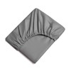 Oxford Homeware Charcoal Single Fitted Sheets -100% Brushed Microfibre 1800