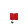 pieperconcept Ancora Coat Hook Red - Metal, Wood (80%, 20%)
