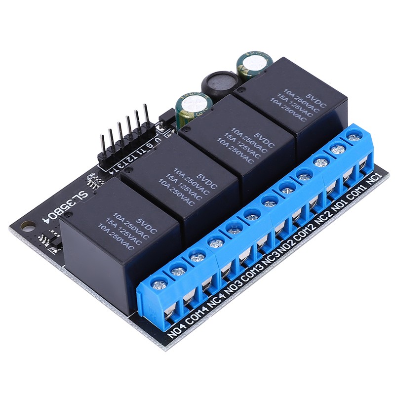 SL35B04 12V 4 Channel Relay Module Bistable Self Locking Relay
