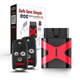 2 Programmable Keyfob Scanner Tool, Replacement Car Keys Fob and DIY Programmer Kit for 2007-2013 RDX MDX Flip Remote Key N5F0602A1A