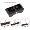 CENPEK 10Pcs Plastic Black Straight Slide Potentiometer Flat Push Knob