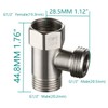 Ciencia Piping Fittings Thread Size G1/2 Shower Adapter Branch Fitting