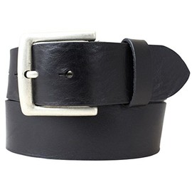 BELTINGER Denim Belt Made of Full Cowhide Leather 4.5 cm Leather Belt for Men 45 mm Wide Men's Belt Made of Genuine Leather, Black, antique silver