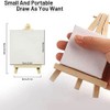 Rensimote 16 Pack 4 x 4 Inch Stretched Mini Canvases