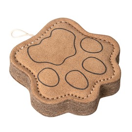 PAWPOURRI Natural Jute Chew Toy for Adult Dogs, Puppies, | Tough, Durable, and Fun | Chewing Interactive Pet Toy (Paw Shape)